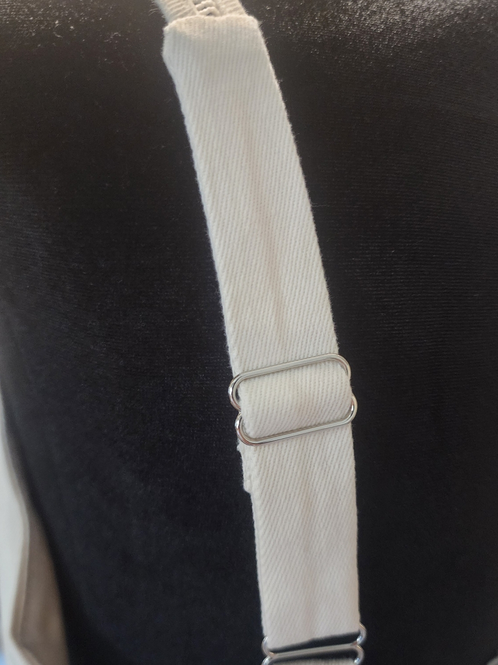 Classic Cream Eyelet Midi Dress with Adjustable Straps NWOT - Picture 5 of 6